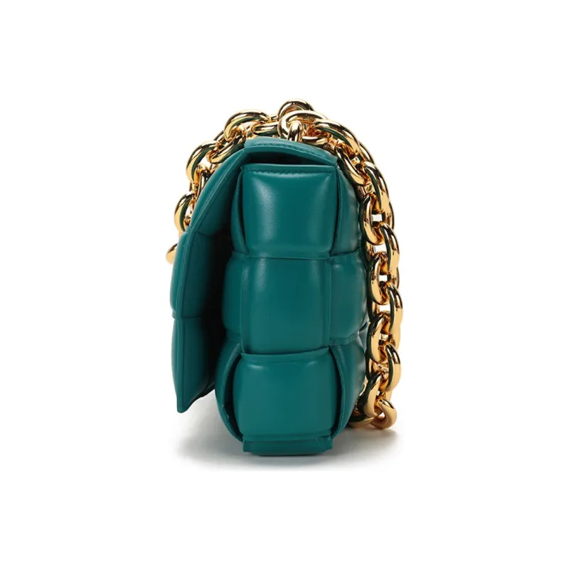 Bottega Veneta Chain Cassette Crossbody Bag Mallard-2