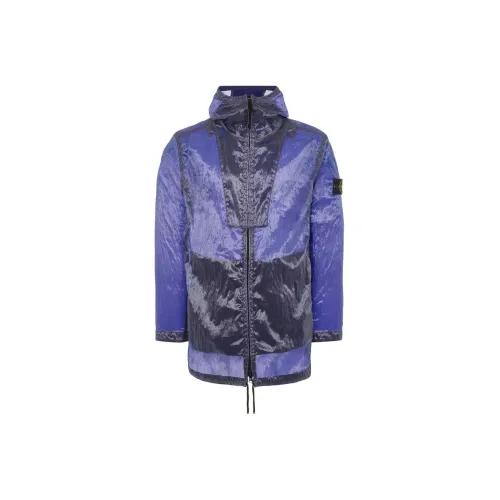 STONE ISLAND 40Th Anniversary Collection Jackets Men Blue Purple