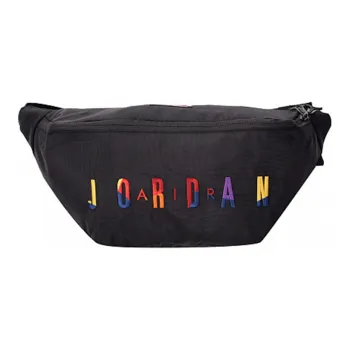 Jordan Polyester Fanny Pack Crossbody Bags Regular Unisex Black