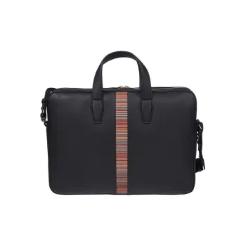 Paul Smith Leather Handbag Men's Black