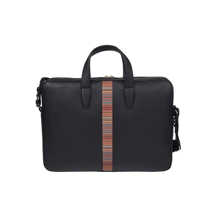 Paul Smith Leather Handbag Men's Black-0