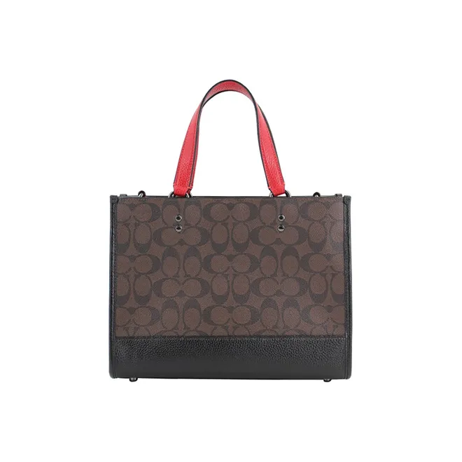 COACH Dempsey PVC With Leather Tote Bag, Shopping Bag, Shoulder Bag, Handbag Regular Women's Classic Monogram-2