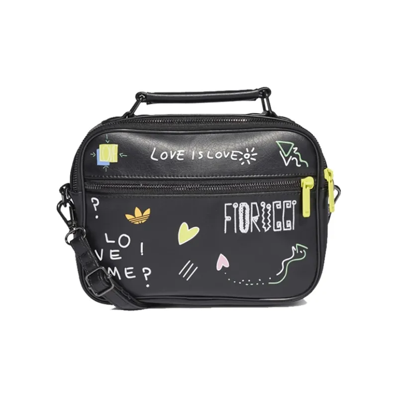 Adidas Originals Fiorucci Collaboration Graffiti Shoulder Bag Mini Women's Black-0