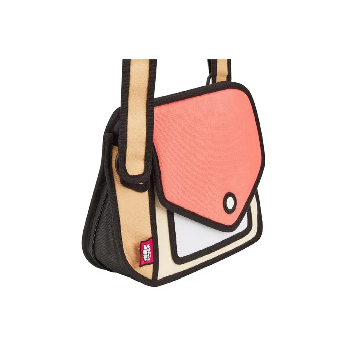 JumpFromPaper Polyester Fabric Shoulder Bag Regular Unisex Watermelon Red-3