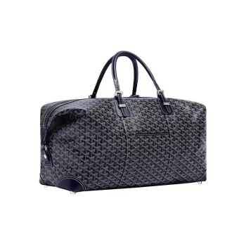 GOYARD Bowling Canvas With Leather Travel Backpack Sports Backpack Unisex Navy