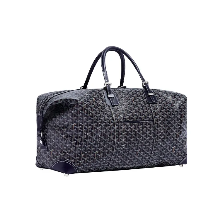 GOYARD Bowling Canvas With Leather Travel Backpack Sports Backpack Unisex Navy-0