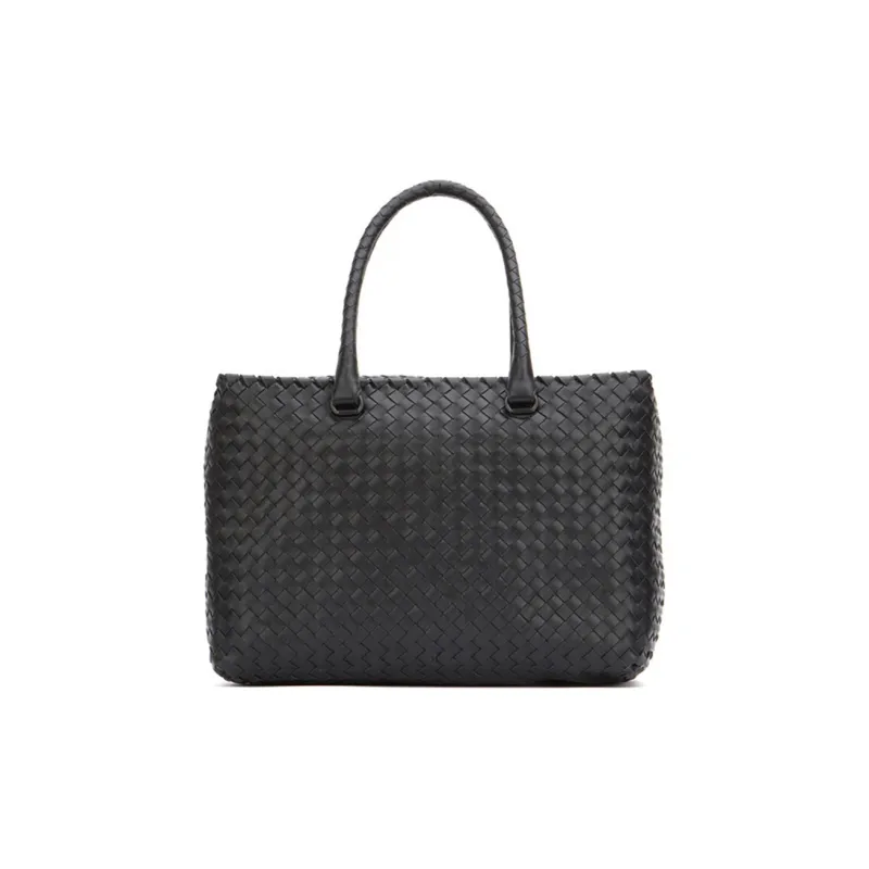 Bottega Veneta Cow Leather Tote Bag Shopping Bag Handbag Women's Black-2