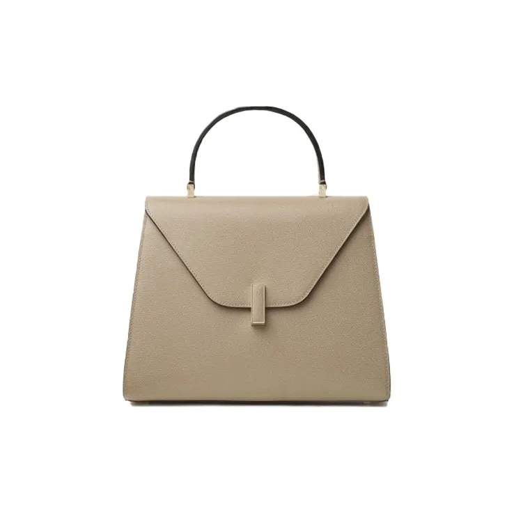 Valextra Calfskin Shoulder Bag, Crossbody Bag, Handbag Medium Size Women's Oyster-0