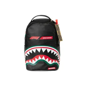 SPRAYGROUND F1 Formula One Collaboration PVC Backpack Tubas Unisex Black