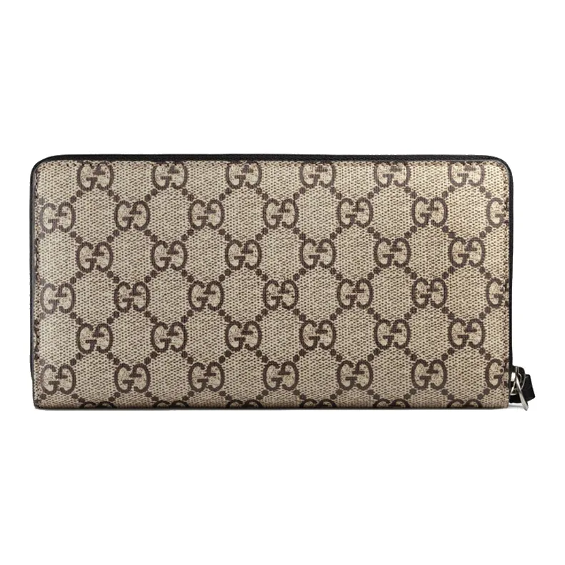 GUCCI Canvas Wallet Men's Ebony/Black-4