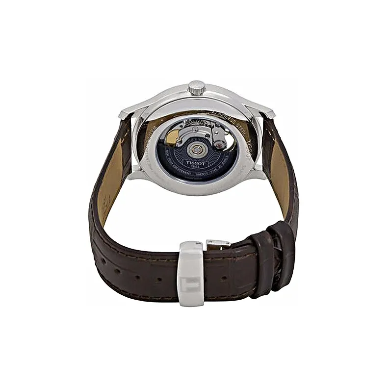 Tissot T Classic Tradition Powermatic 80 Open Heart Automatic Silver-2