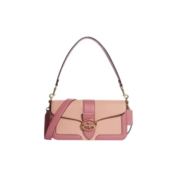 COACH Georgie Pebbled Leather With Smooth Leather God Of Wine Bag, Handbag, Crossbody Bag, Shoulder Bag Women's