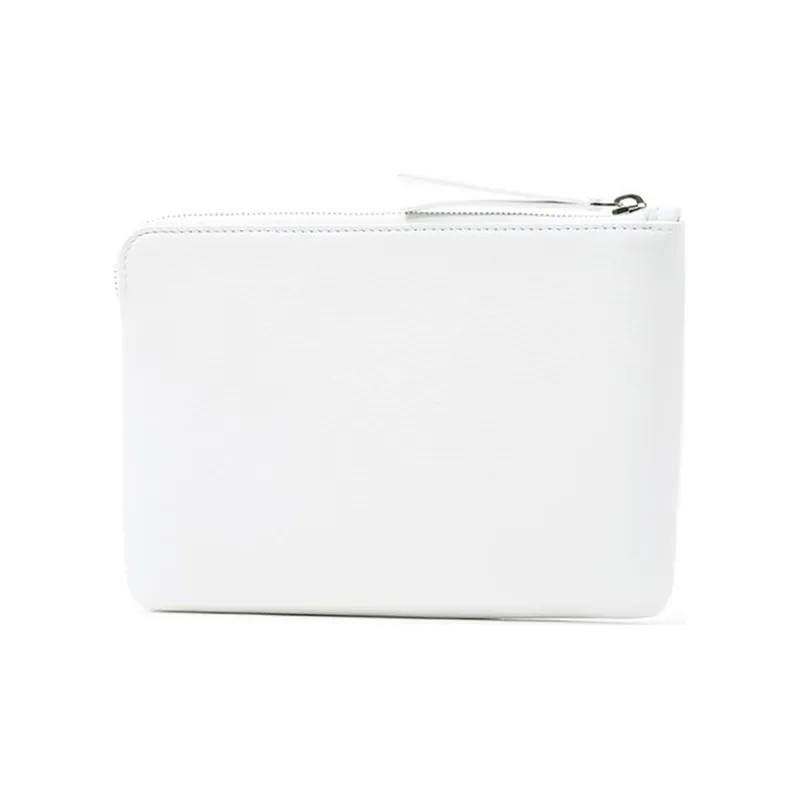 Balenciaga Cow Leather Clutch Regular Women's White-1