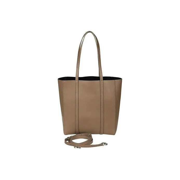 Balenciaga Leather Tote Bag Shopping Bag Handbag Women's Brown-1