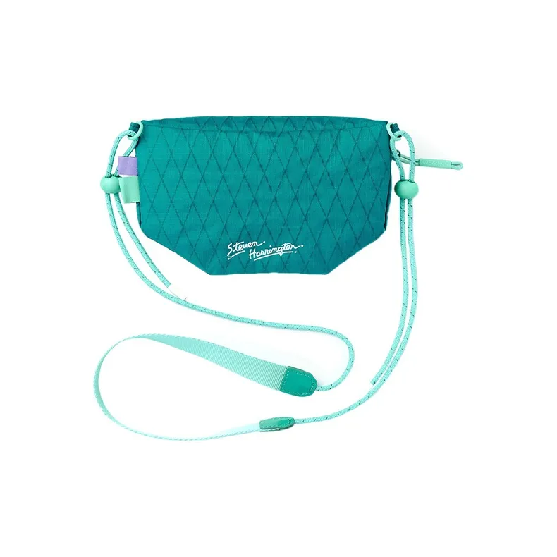 LiNing Steven Harrington Collaboration Fabric Shoulder Bag Crossbody Bag Regular Unisex Light Jade Green-1