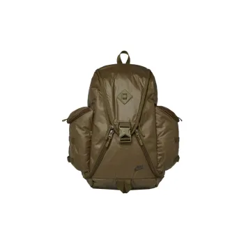 Nike Nylon Fabric Backpack Regular Unisex Olive Green