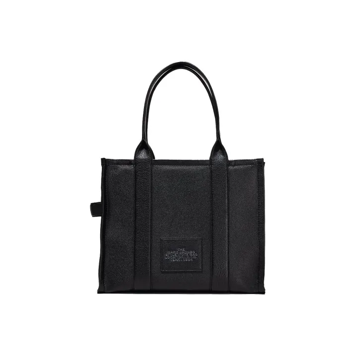 MARC JACOBS Tote Leather Tote Bag, Shopping Bag, Shoulder Bag, Handbag Tubas Unisex Black-1