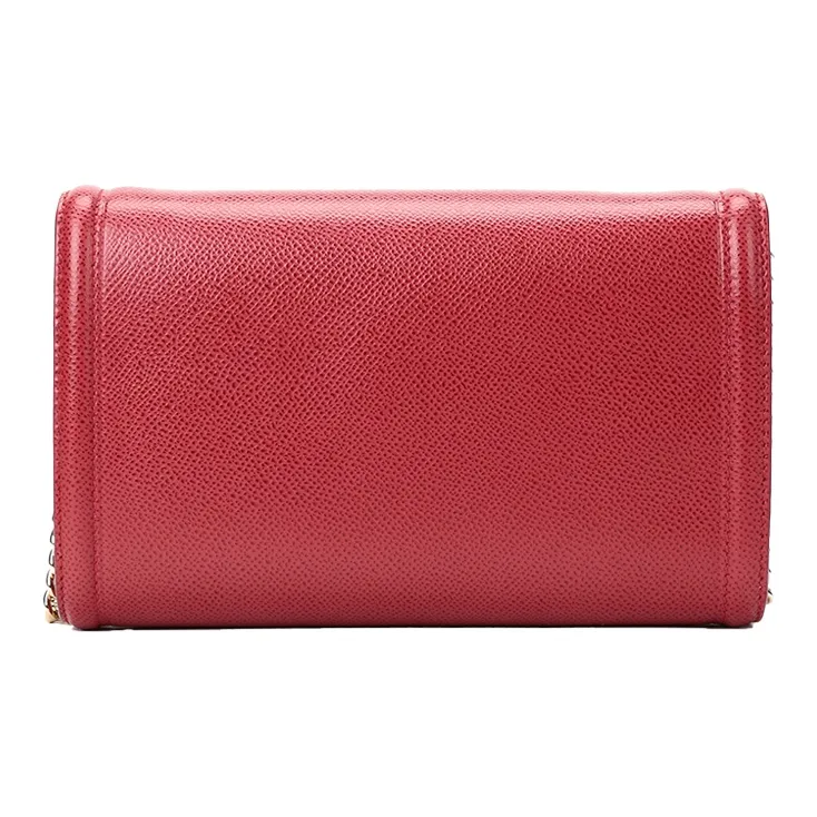 FERRAGAMO Cow Leather Bowknot Bag, Portable Crossbody Bag, Shoulder Bag Women's Red-2