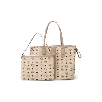 MCM Liz Visetos Artificial Leather Combo Bag, Tote Bag, Shopping Bag, Shoulder Bag Medium Size Women's