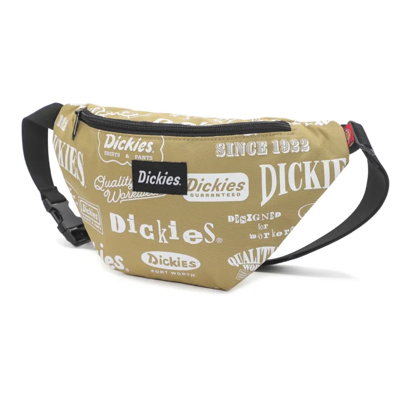 Dickies Polyester One Shoulder Crossbody Bag, Sling Bag, Fanny Pack Unisex Khaki-1