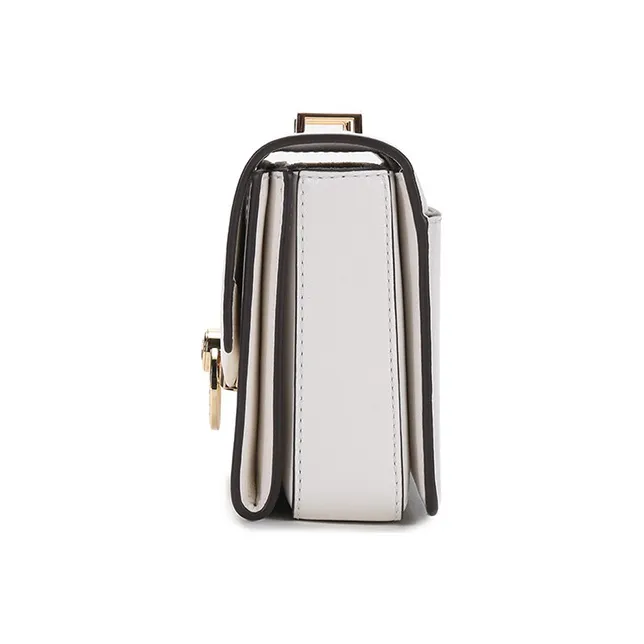 MICHAEL KORS Hendri Cow Leather Crossbody Bag Shoulder Bag Women's Pure White-2
