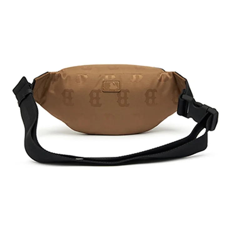 MLB Artificial Leather Sling Bag Shoulder Bag Crossbody Bag Regular Unisex Coffee-2