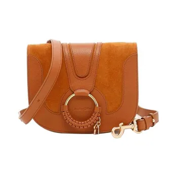 See By Chloe Cow Leather Crossbody Bag, Shoulder Bag Women's Camel