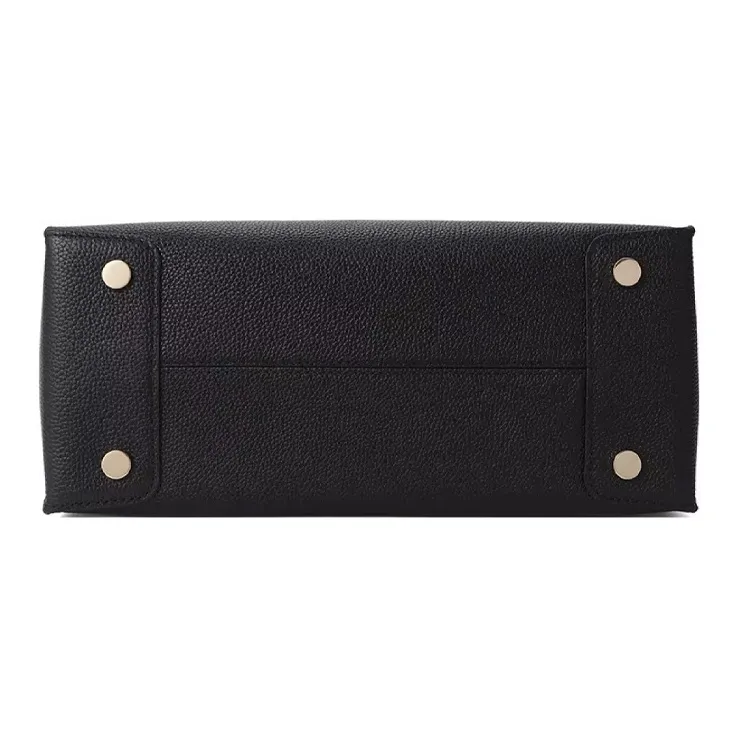 MICHAEL KORS Mercer Cow Leather Trunk Bag, Crossbody Handbag Tubas Women's Pure Black-3