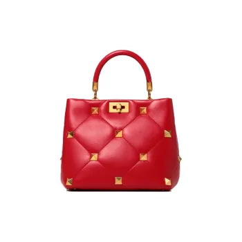 Valentino Leather Handbag Shoulder Bag Crossbody Bag Regular Women's Red