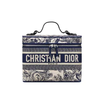 DIOR DiorTravel Artificial Leather Handbag Storage Bag, Makeup Bag Women's