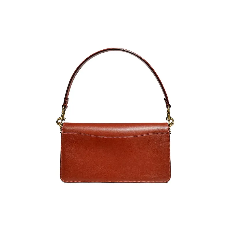 COACH Tabby Leather Shoulder Bag, Crossbody Bag, Shoulder Bag Women's Rusty Red-2