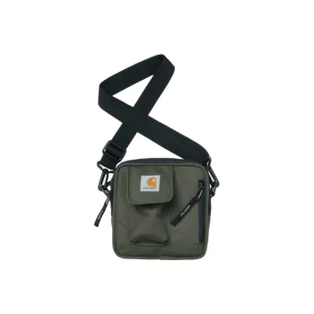 Carhartt WIP Essentials Canvas With Canvas Bag, Small Square Bag, Shoulder Bag, Crossbody Bag Regular Men's Army Green
