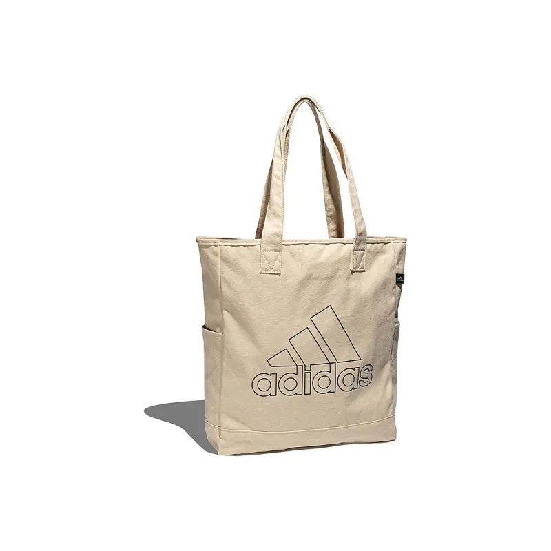 Adidas Canvas Bag, Tote Bag, Shopping Bag, Shoulder Bag, Handbag Regular Unisex Ecru-1