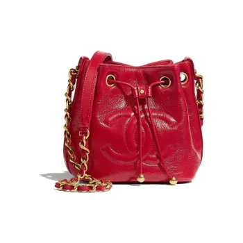 CHANEL Drawstring Shoulder Bags