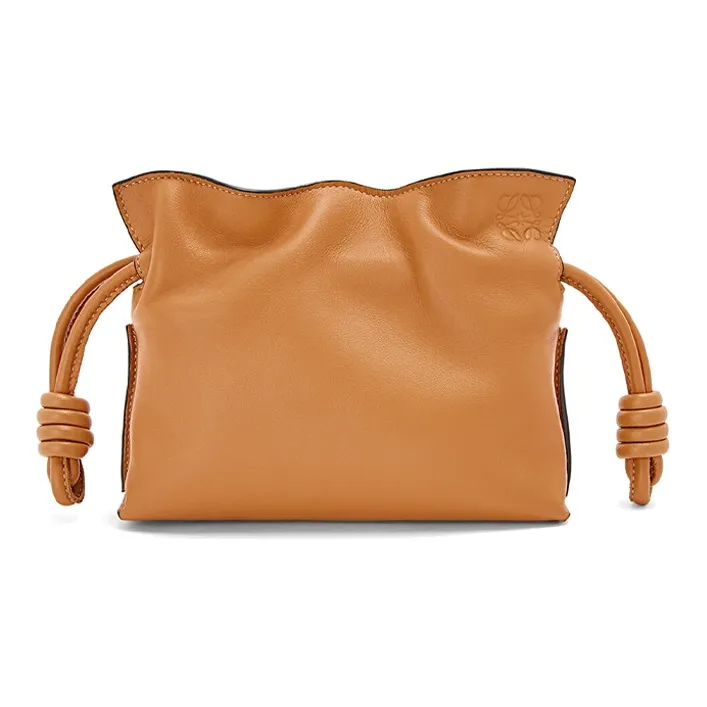 LOEWE Nappa Cowhide Leather Clutch, Shoulder Bag, Crossbody Bag Extra Mini Women's Brown-0