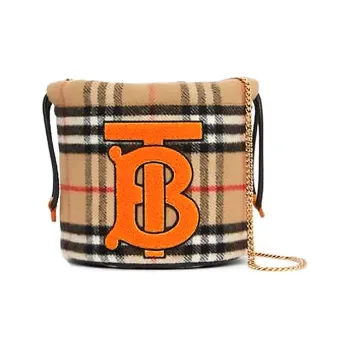 Burberry Wool Handbag Shoulder Bag Crossbody Bag Kids' Bag Kids' Archive Beige