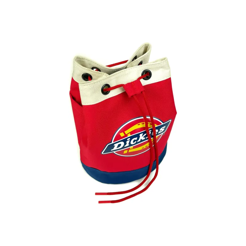 Dickies Polyester Bucket One Shoulder Handbag, Crossbody Bag Regular Unisex Red-1