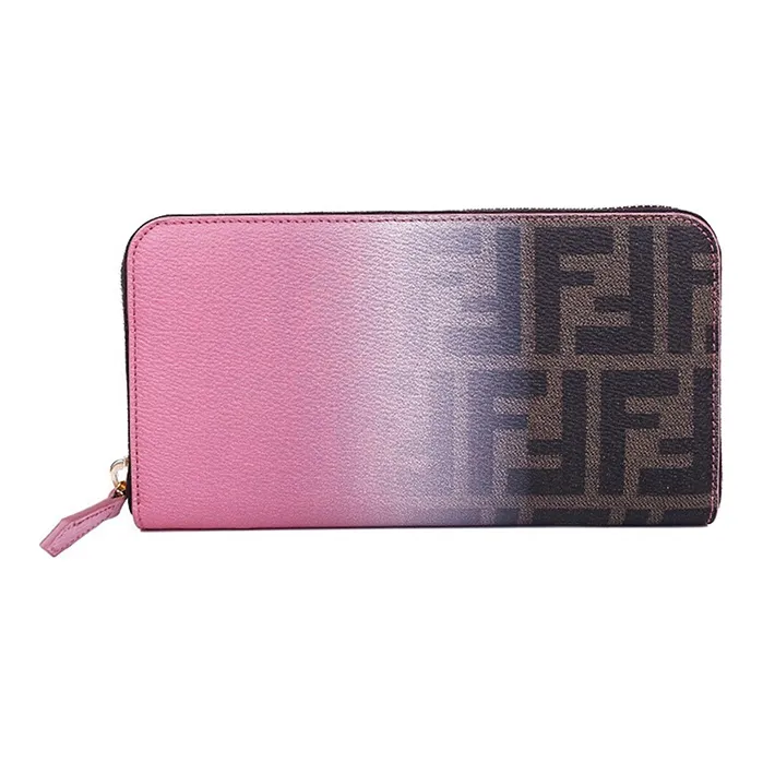 FENDI Leather Wallet Regular Women's Pink-0