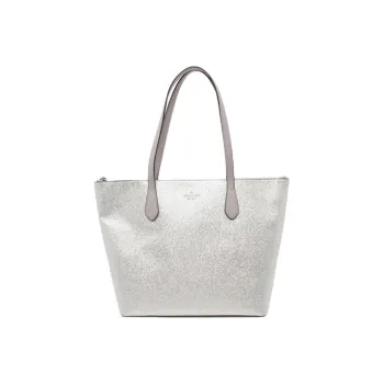Kate Spade Crystal Flash Tote Bag, Shopping Bag, Shoulder Bag Women's Silver