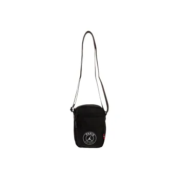Jordan Paris, Collaboration Polyester Cell Phone Pouch, Shoulder Bag, Crossbody Bag Trumpets Unisex Black