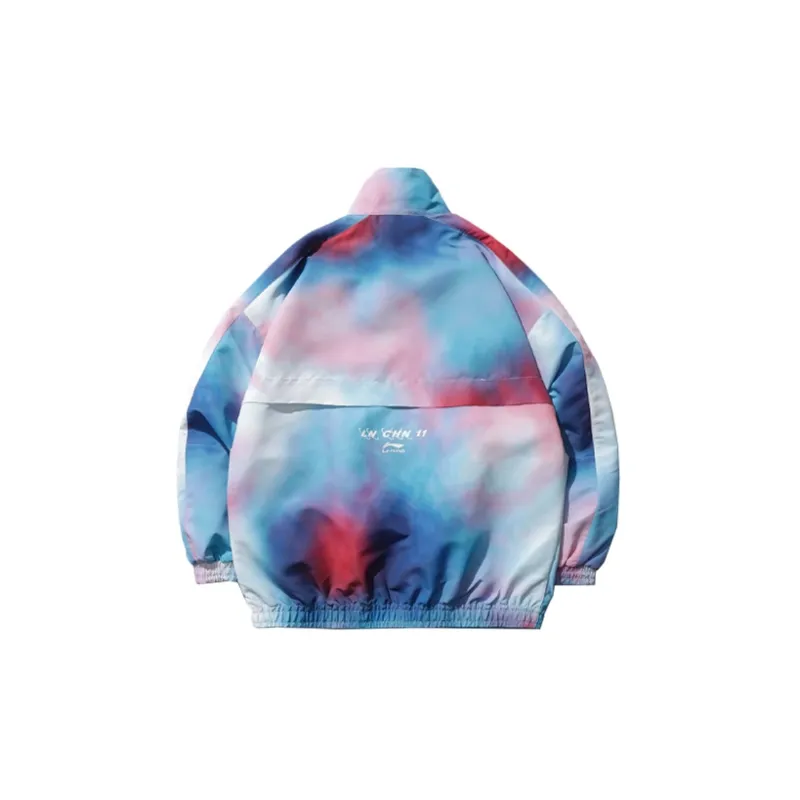 LiNing Sports Fashion Collection Jacket Men's Blue Pink-1