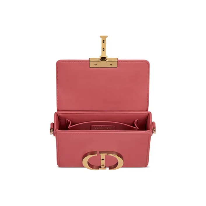 DIOR 30 Montaigne Calfskin Montaigne Bag, Box Bag, Crossbody Bag, Shoulder Bag Women's Pink-4