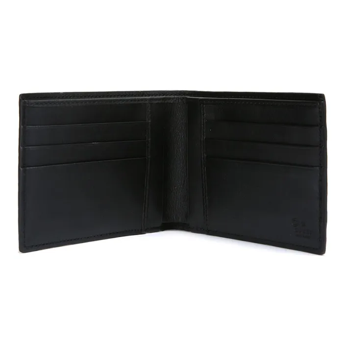 GUCCI MicroGUCCIssima Bifold Wallet MicroGUCCIssima Black-3