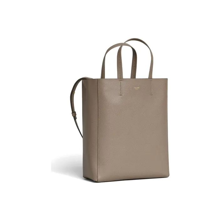 CELINE Grained Cow Leather Tote Bag Shopping Bag Shoulder Bag Crossbody Bag Handbag Women's Taupe-1