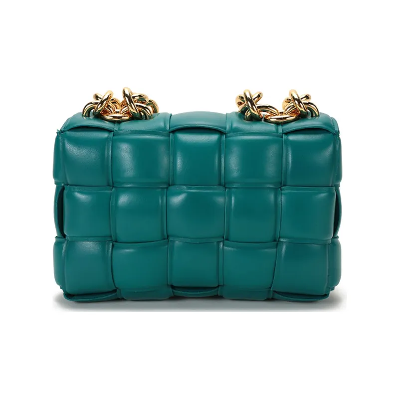 Bottega Veneta Chain Cassette Crossbody Bag Mallard-3