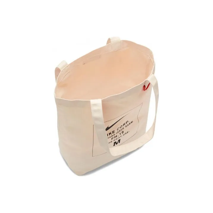 Nike Canvas Canvas Bag Tote Bag Shopping Bag Shoulder Bag Handbag Regular Unisex White-2