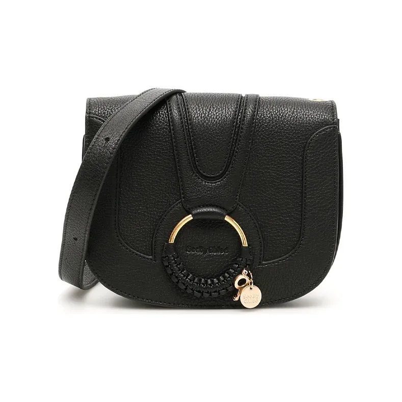 See By Chloe Grained Leather Handbag Shoulder Bags Women's Black-1