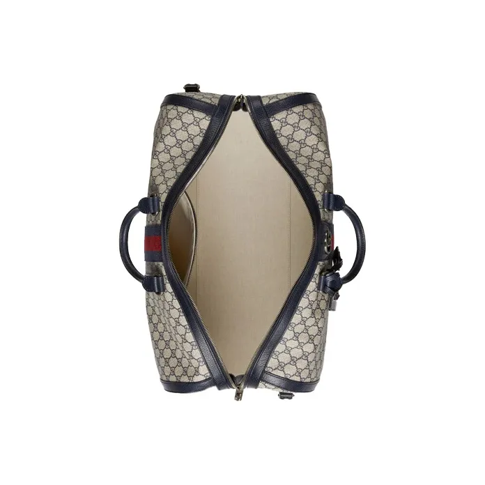 GUCCI Ophidia Canvas Patchwork Leather Travel Bags Shoulder Bag Crossbody Bag Handbag Men's Blue-6