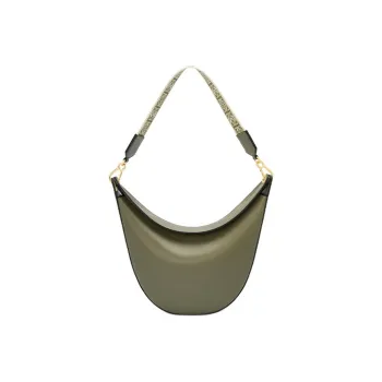 LOEWE Luna Cow Leather With Fabric Shoulder Bag, Handbag, Shoulder Bag Women's Avocado Green