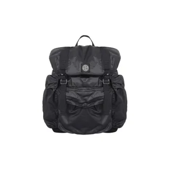 STONE ISLAND Canvas Backpack Regular Men's Black